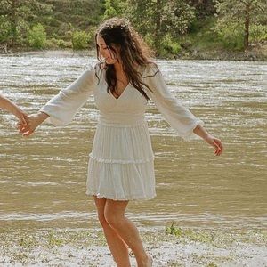 David’s bridal white dress